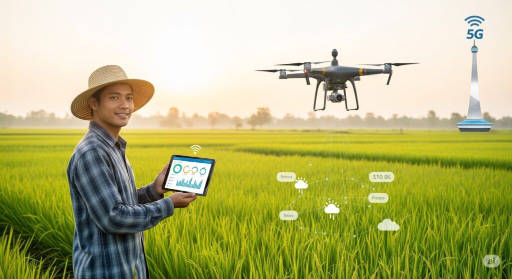 อนาคตเกษตรกรรมไทย: เจาะลึกเทรนด์ AgriTech, IoT, และ AI ที่เกษตรกรต้องรู้